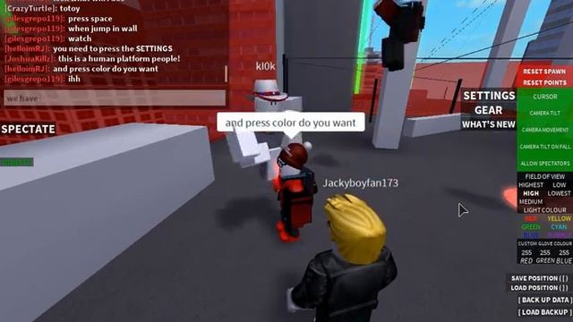 how to change color costum glove in roblox (parkour) смотреть онлайн
