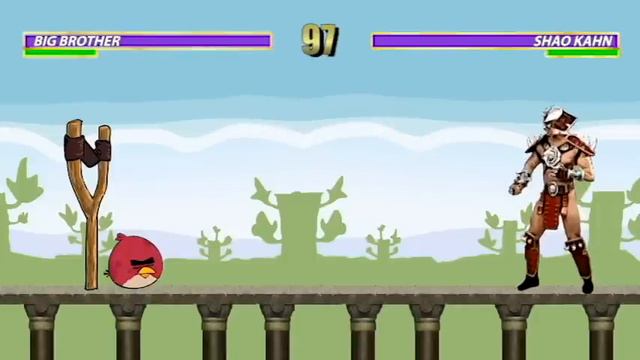 Angry Birds v. Mortal Kombat: Shao Kahn v Big Brother (Parody) смотреть онлайн