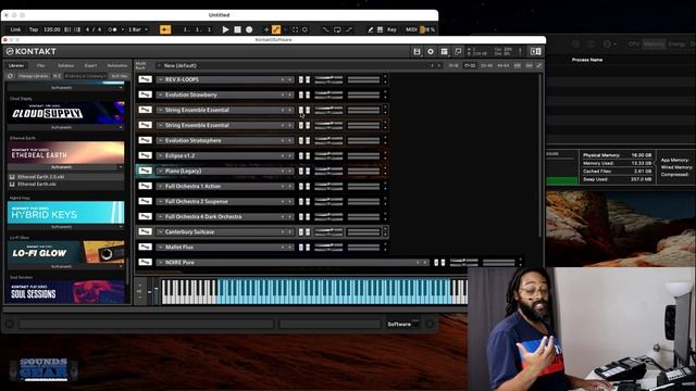 M1 Mac Mini - Testing Kontakt RAM Use - Loading 64 Patches on 16GB! смотреть онлайн