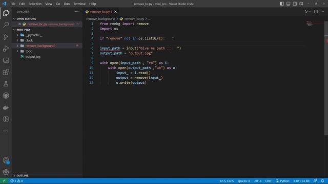 Practical Remove Background with PyThon !! No need PhotoShop | Good for Youtube : A.I смотреть онлайн