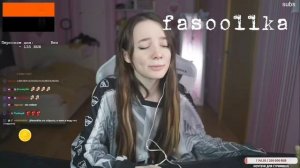 Фасолька стонет на стриме #csgom1r