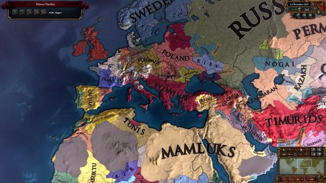 EU4 | Timelapse | Restoring the Roman Empire as Byzantium смотреть онлайн