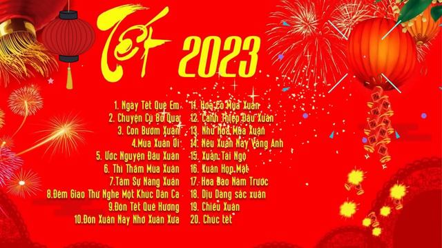 Nhạc Xuân 2023 |Tết Đến Rồi, Chuyện Cũ Bỏ Qua - LK Nhạc Xuân, Nhạc Tết 2023 - Nghe Là Mê Luôn