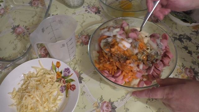 Отличный ужин в духовке. Картофель с сосисками, просто и вкусно! смотреть онлайн
