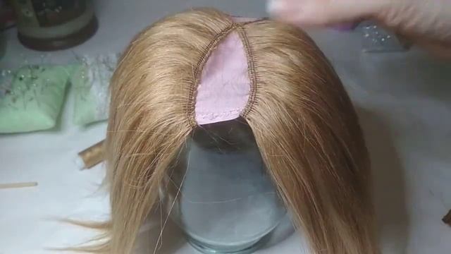 Мастер Класс Парик для антикварной куклы. смотреть онлайн