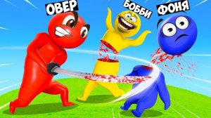 РАЗРЕЗАЛ ПОПОЛАМ! БИТВА ПЛАСТИЛИНОВЫХ ЧЕЛОВЕЧКОВ