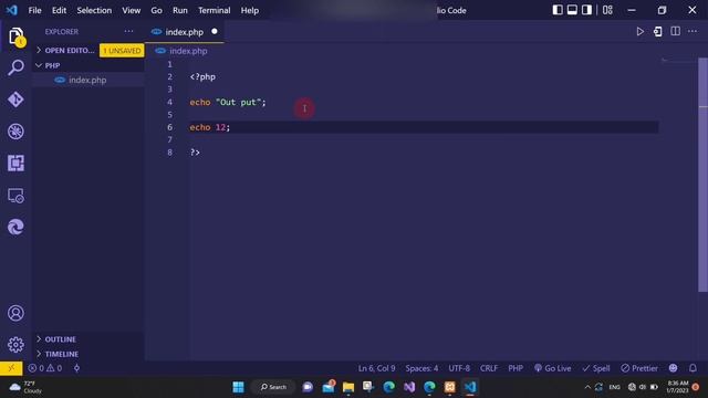 php intro with xammp echo coding server LearnMore смотреть онлайн