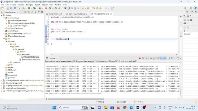 spring boot day 1 English| how to create and setup the spring boot application in Eclipse. смотреть онлайн