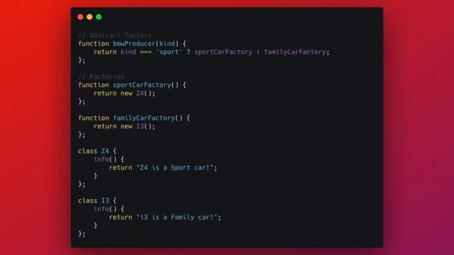 JavaScript Паттерны #3 - Abstract Factory (Абстрактная фабрика) смотреть онлайн