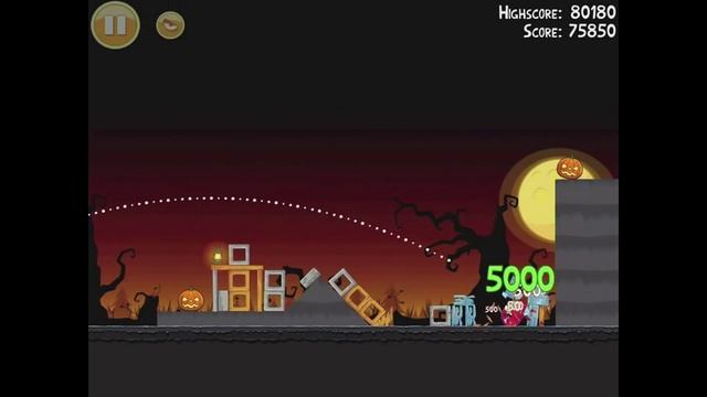 Angry Birds Seasons Trick or Treat 1-12 Halloween 2011 Walkthrough 3 Star смотреть онлайн