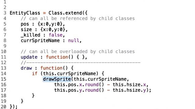 Entity render class - HTML5 Game Development смотреть онлайн