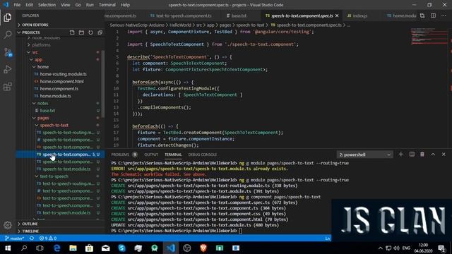 7: Создание страницы в NativeScript Angular приложении смотреть онлайн
