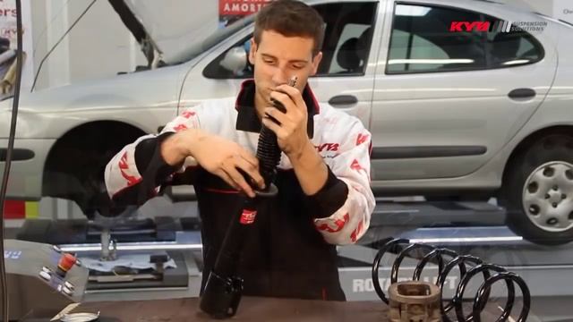 RENAULT Megane I, Megane I Grandtour, Renault Scenic I - FRONT - Передние амортизаторы KYB установк смотреть онлайн