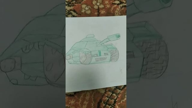 нарисовал танк #short смотреть онлайн