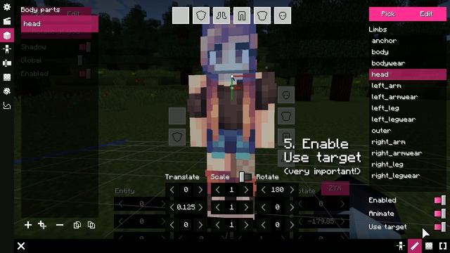 Moving eyes rig (for Chameleon mod) смотреть онлайн