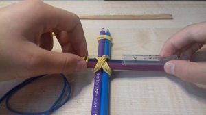 Арбалет из карандашей и резинок / Поля Дэй