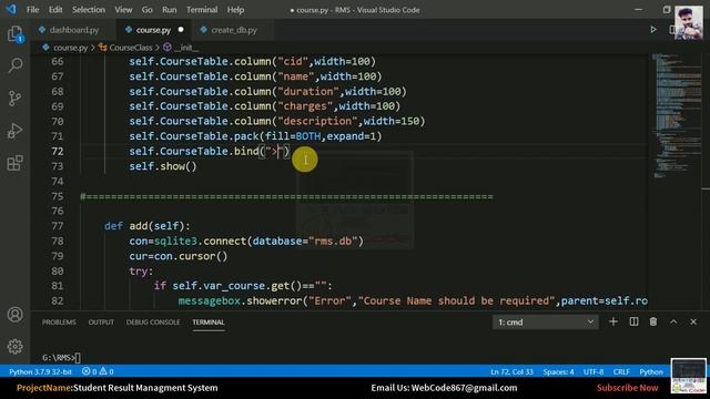 ??? #3 How to Create Student Result Management System with Database in Python | Zero to Hero Course смотреть онлайн