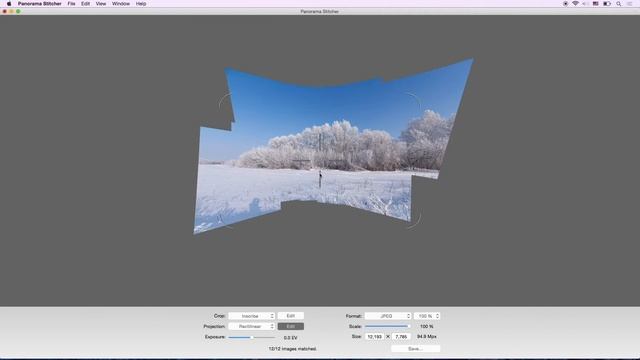 Step by step Panorama Stitcher for Mac example смотреть онлайн