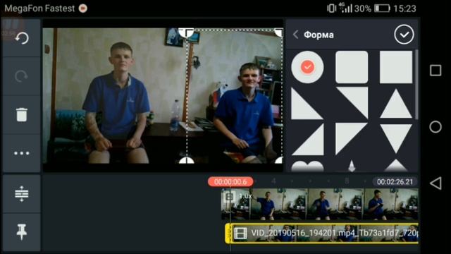 Эффект :пью воду с клоном