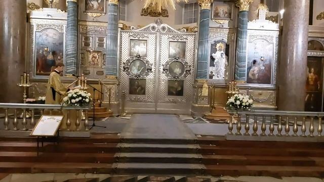 Всенощное бдение в Казанском кафедральном соборе накануне Недели 33-ой по Пятидесятнице смотреть онлайн