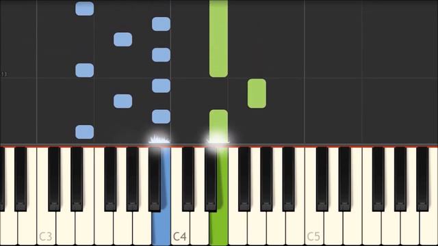 El Cóndor Pasa - Peruvian Folk Song [Piano Tutorial] (Synthesia) смотреть онлайн