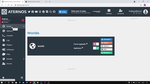 How To Install Maps In Multiplayer Server Minecraft | Fix Issues With Aternos IP Address | Aternos