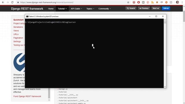Django REST framework Setup смотреть онлайн