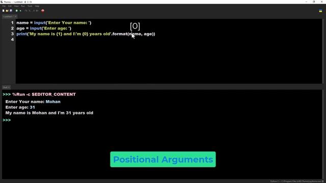 String Formatting in Python | format() Method | F String | Python Tutorials for Beginners (Hindi) смотреть онлайн