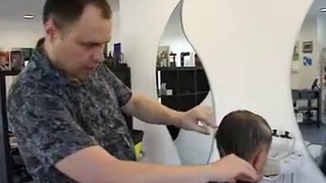 Филировка в короткой мужской стрижке смотреть онлайн
