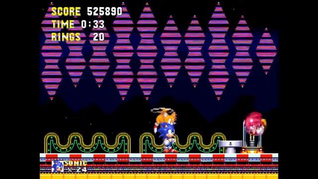 Sonic 3 & Knuckles (Sonic & Tails) Part 4: That zone with the barrel смотреть онлайн