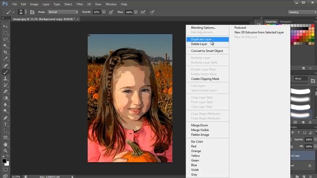 How to Posterize in Photoshop смотреть онлайн