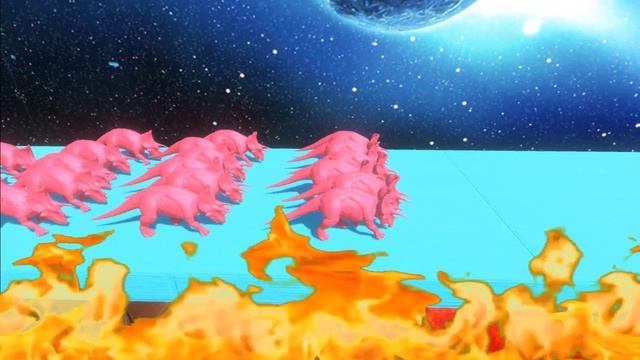 All units jump into the crater - Animal Revolt Battle Simulator смотреть онлайн