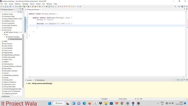 String Reverse in Java #codewithravikant #java #physicswallah #apnacollge #learn #codingninja #cod смотреть онлайн