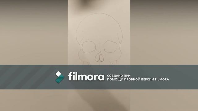 Как нарисовать ЧЕРЕП смотреть онлайн