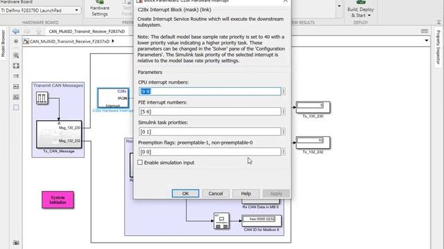 CAN Multiple ID Transmit Receive Support with Embedded Coder TI C2000 Support Package смотреть онлайн