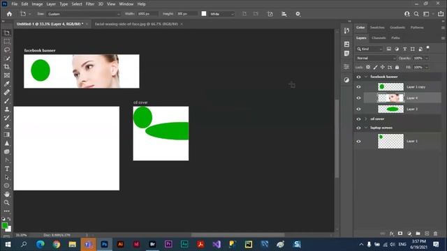Class 58 - Artboards - Adobe Photoshop 2021 Tutorial Urdu Hindi смотреть онлайн