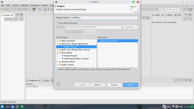 AVR Using Eclipse смотреть онлайн