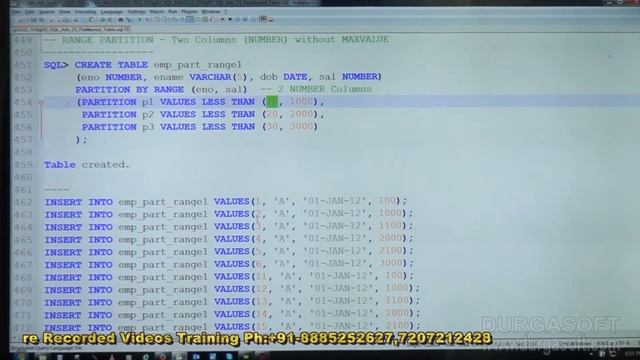 Oracle Tutorial || Oracle|Adv Sql | Partitioned Table Part - 3 by basha смотреть онлайн