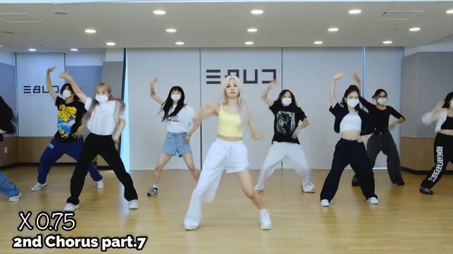 JEON SOYEON 'BEAM BEAM' Dance Practice Mirror Tutorial (SLOWED)