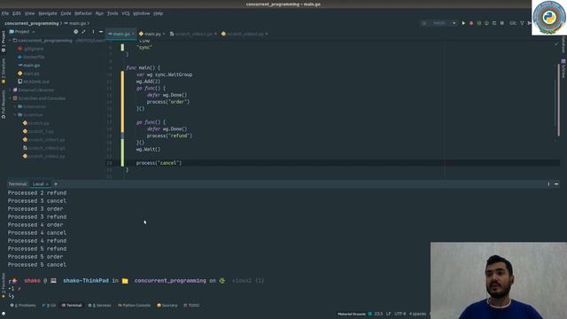 2. Golang goroutines vs Python asyncio (part 2) - sync problem смотреть онлайн