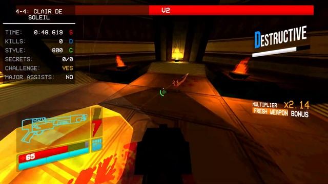 Ultrakill V2 second fight boss P Rank on Violent смотреть онлайн