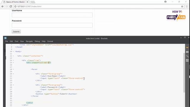 Bootstrap Tutorials for Beginners(Urdu/Hindi)-Class 10-Basics of Forms in Bootstrap смотреть онлайн