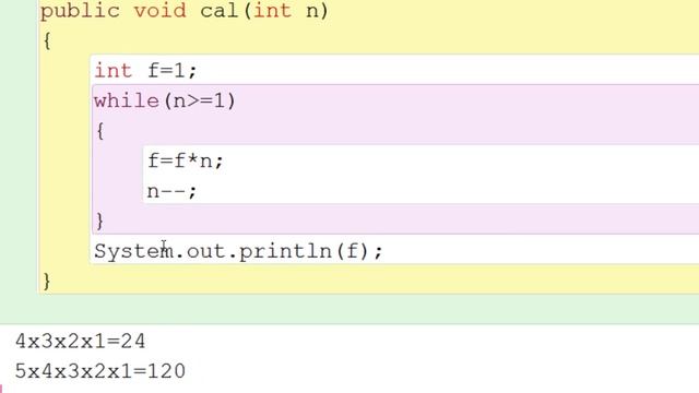 Java : Factorial of a number using while loop (New) смотреть онлайн