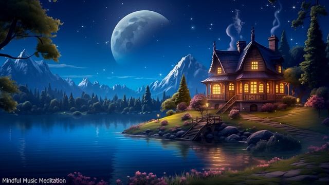 FALL INTO DEEP SLEEP, Goodbye Insomnia, Stress And Anxiety Relief, Melatonin Release   Good Night