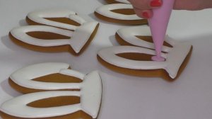 ПАСХАЛЬНАЯ ВЫПЕЧКА Пасхальные пряники УШКИ Роспись пряников / Olya Tortik Домашний Кондитер