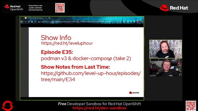 The Level Up Hour (E35): Podman v3 and docker-compose смотреть онлайн