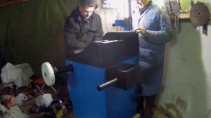 Балансировочный станок TS-500/Распаковка/сборка/установка