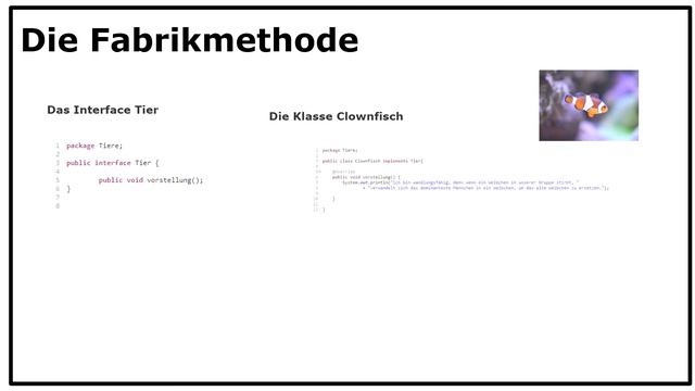 Die Fabrikmethode/Das Factory Pattern in Java. Einfach erklärt смотреть онлайн