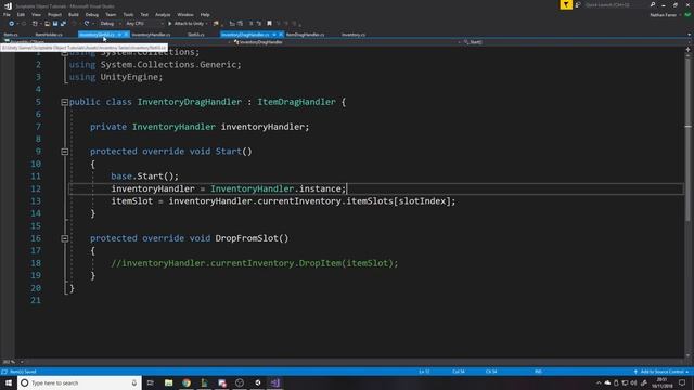 Item and Inventory System - Unity Tutorial - Picking Up Items смотреть онлайн