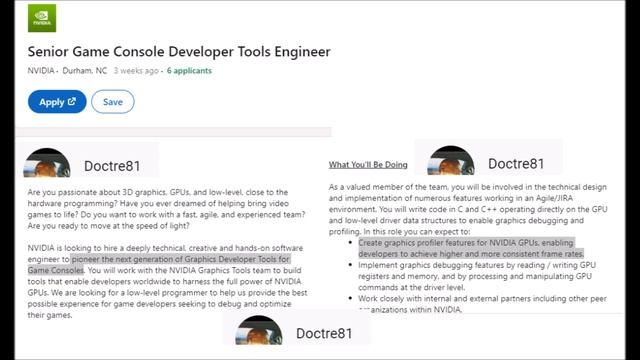Nvidia Hiring For NEXT GEN Console Tools Engineer смотреть онлайн